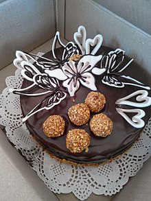 Orange Almond Torte With Orange Sauce And Marsala Cream
