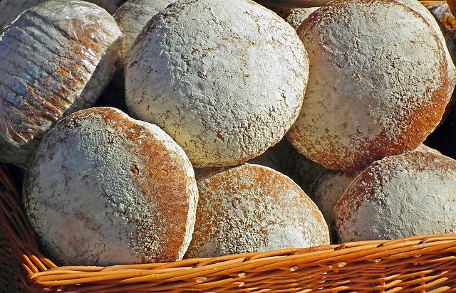 Bread Loaves Basket Food Fresh