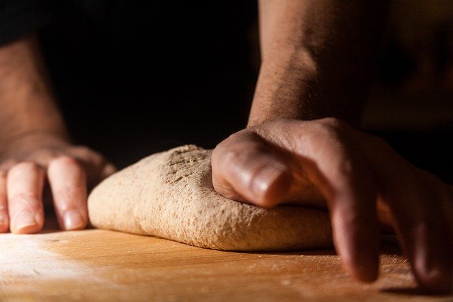 Flour Dough Knead Kitchen Food