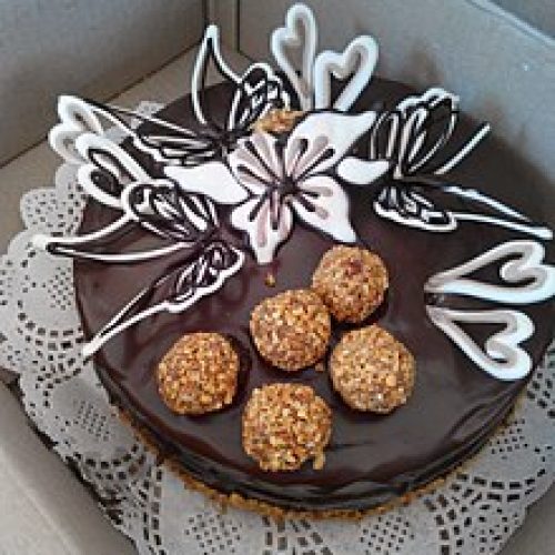 Orange Almond Torte With Orange Sauce And Marsala Cream