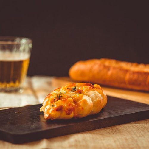 Ball Beer Bread Fast Food 