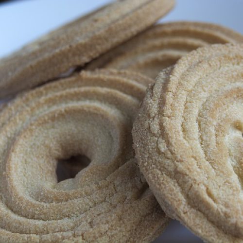 Biscuits Plate Sweet Cookies Food 