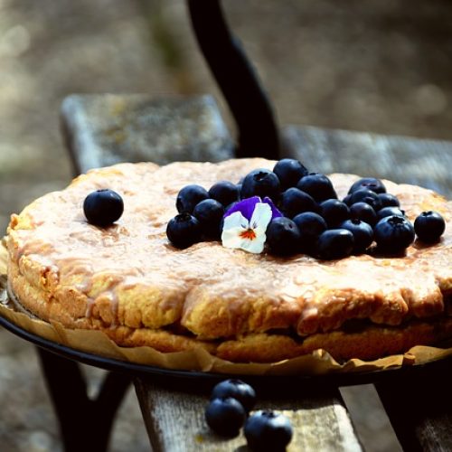 Cake Blueberry Pie Blueberries Eat 