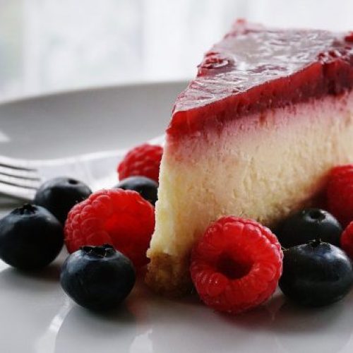 <a href="https://www.pexels.com/photo/cheesecake-1126359/" target="_blank" rel="noopener">Suzy Hazelwood</a> at Pexels