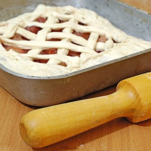 Dough Flour Rolling Pie Cookery 