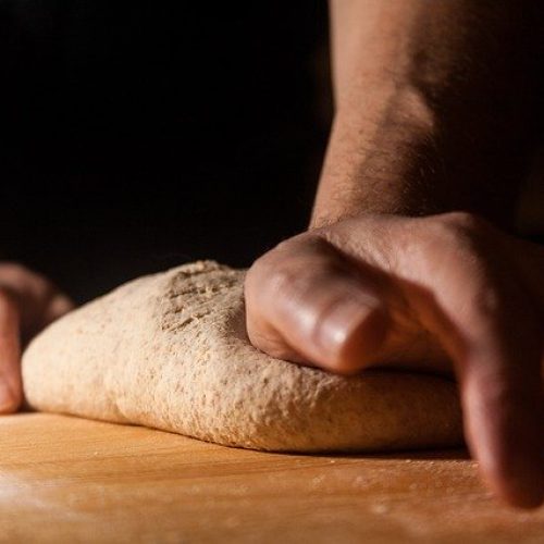 Flour Dough Knead Kitchen Food 
