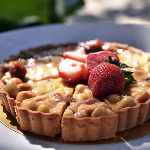 Food Cake Pie Strawberry Dessert 
