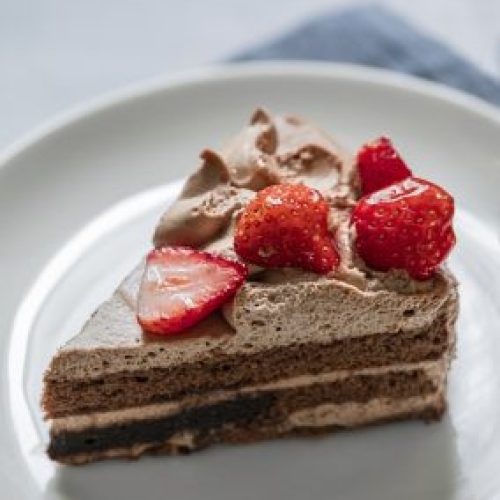 Strawberry Chocolate Cake Dessert 